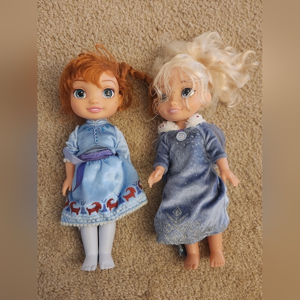 Disney Frozen Elsa And Anna Doll Princess Singing Interactive 14" READ #L